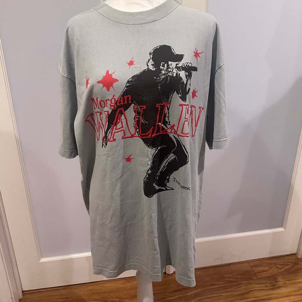 Morgan Wallen Graphic Tee - Light Gray